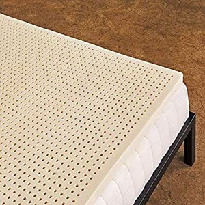 lot 29812 image: Pure Green 100% Natural Latex Mattress Topper - Soft - 3 Inch - Full Size