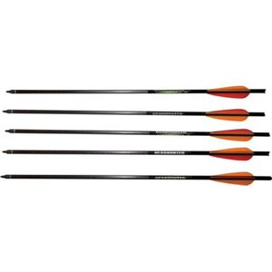 lot 29815 image: BARNETT 16075 Outdoors Carbon Crossbow 20-Inch Arrows with Field Points (5 Pack)