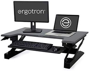 lot 29822 image: Ergotron Workfit -T Standing Desk Converter for Tabletops