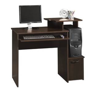 lot 29831 image: Sauder Computer Desk - Cinnamon Cherry, Red
