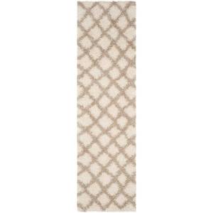lot 29872 image: 23X6 Geometric Loomed Runner IvoryBeige - Safavieh, Adult Unisex