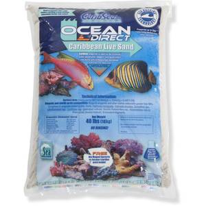 lot 29898 image: Carib Sea ACS00940 Ocean Direct Natural Live Sand for Aquarium, 40-Pound