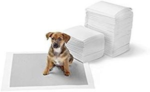 lot 29904 image: AmazonBasics Regular Pet Dog and Puppy Training Pads - Pack of 150