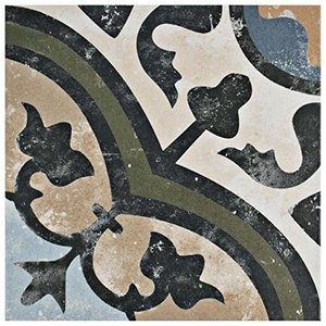 lot 29912 image: SomerTile FCD10EVC FPESAJB Murcia Ceramic Floor and Wall Tile, 13 x 13, Blanco, 9.75 x 9.75, Carthusian, 16 Piece