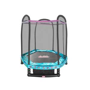lot 28312 image: L.O.L. Surprise 7 Enclosed Trampoline with Safety Net, Kids Unisex