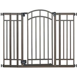 lot 28334 image: Summer Infant Multi-Use Deco Extra Tall Walk-Thru Gate, Bronze (28.5 - 48 Inch)