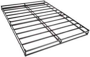 lot 28349 image: AmazonBasics Mattress Foundation  Smart Box Spring for Full Size Bed, Tool-Free Easy Assembly - 5-Inch, Full