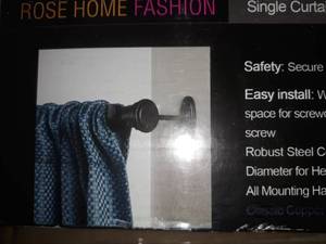 lot 28358 image: Single Curtain Rod