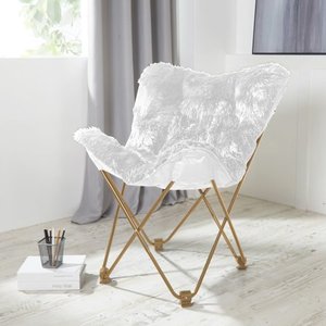 lot 28370 image: Urban Shop Mongolian Butterfly Chair