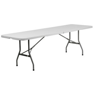 lot 28397 image: FlashFurniture RB-3096FH-GG 30 by 96-Inch Plastic Bi-Folding Folding Table