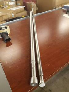 lot 28401 image: Curtain Rods Nickel