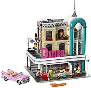 lot 30005 image: Lego Creator Downtown Diner 10260 Sealed Shipping By Dhl