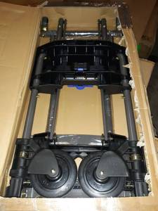 lot 30011 image: Cosco Shifter 300-Pound Capacity Multi-Position Heavy Duty Folding Hand Truck and Dolly, Green