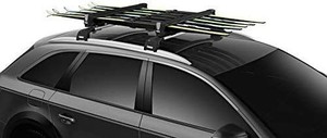 lot 30033 image: Thule SnowPack SkiSnowboard Rack, 6 Pair-Black