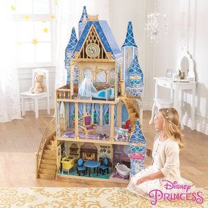 lot 30043 image: Disney Princess Cinderella Royal Dreams Dollhouse with Furniture