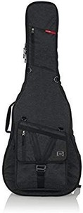lot 30049 image: Gator Cases Transit Series Acoustic Guitar Gig Bag Charcoal Black Exterior (GT-ACOUSTIC-BLK)