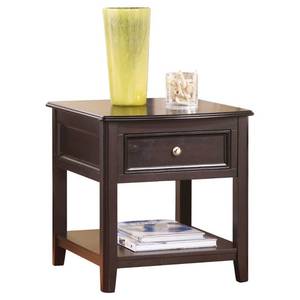 lot 30052 image: Carlyle End Table Almost Black - Signature Design by Ashley