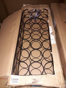lot 30107 image: Sorbus 23-Bottle Wine Stand, Black