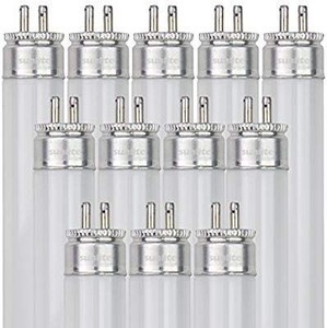lot 30121 image: Sunlite F13T5CW 13-Watt T5 Linear Fluorescent Light Bulb Mini Bi Pin Base, Cool White, 10-Pack