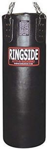 lot 30129 image: Ringside Leather 100 lb. Heavy Bag - Filled