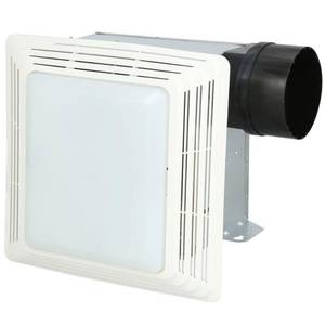 lot 30152 image: Broan Exhaust Fan With Light, 50 Cfm