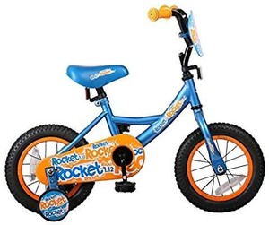 lot 30163 image: JOYSTAR 12 inch Kids Bike for 2 3 4 Years Old Boys, Toddler Bike with Training Wheels and Full-Cover Chain Guard, Blue