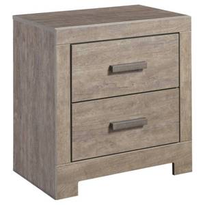 lot 30167 image: Ashley Furniture Signature Design - Culverbach Nightstand - Contemporary Style - Gray
