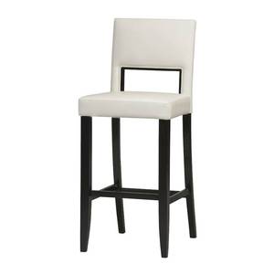 lot 30201 image: Armless 24 Counter Stool WoodWhite - Linon Home Decor, Adult Unisex