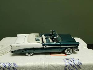 lot 6007 image: Franklin Mint Precision Model 1956 Chevy Bel Air