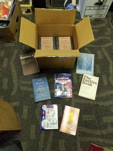 lot 6035 image: Box of Books and Bibles NIP