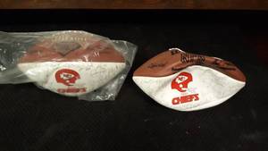 lot 7808 image: Pair of Chiefs Footballs