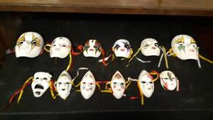 lot 7823 image: Mardis Gras Face Masks