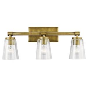 lot 2263 image: Kichler Audrea 3 Light 23-34 Wide Bathroom Vanity Light