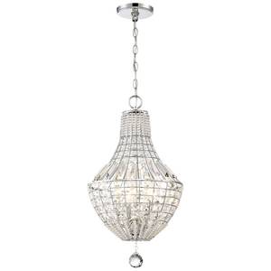 lot 2281 image: Minka Lavery Braiden 4 Light 13 Wide Pendant