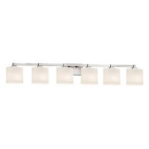 lot 2257 image: Justice Design Group Regency 6 Light 51-12 Wide Bathroom Vanity Light