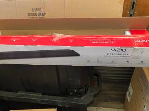 lot 2264 image: VIZIO 36 2.1 Sound Bar with Built-in Dual Subwoofers  SB362An-F6