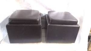 lot 19308 image: Pair of Ottomans