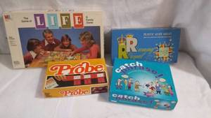 lot 19314 image: vintage board games lot