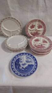 lot 19315 image: Vintage restaurant dishes lot 10 pieces