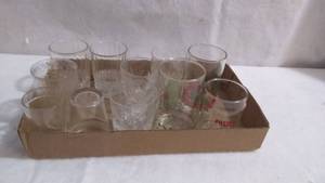 lot 19332 image: lot of decorative drinking glasses