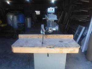 lot 11786 image: powercraft radial arm saw works