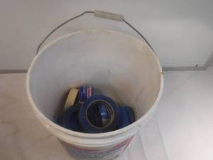 lot 11906 image: Bucket with painters tape