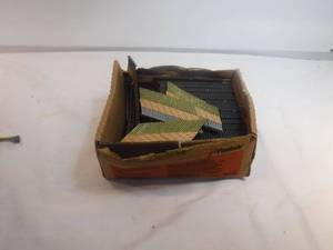 lot 19345 image: Box of paper tape nails