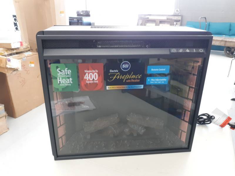 Sei 23 Wide Electric Firebox Insert W/ Remote (fa512300tx) | Oz Deals!  Refrigerators ~ Safes ~ Household Items! | Equip-Bid