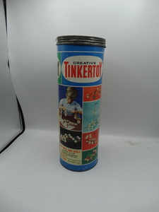 lot 9038 image: vintage kids educational Tinkertoy set