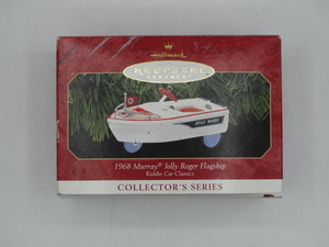 lot 9043 image: 1968  jolly roger flagship kiddie car from the hallmark keepsake series