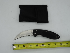 lot 9099 image: frost cutlery flying falcon curved edge blade
