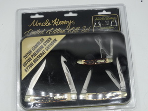 lot 9100 image: uncle henrys 3 piece gift set