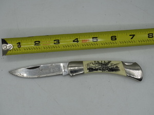 lot 9107 image: 7 sabre knife with decorative ivory handle