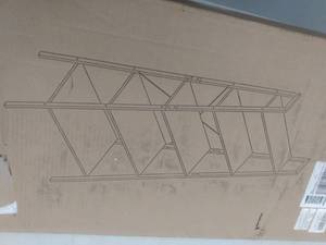lot 15698 image: Homfa Industrial Ladder 5 Shelf Frame